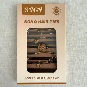 SYGY Boho 10 PCS Hair Ties Bracelets Soft Durable Organic Braided Hair Ties
